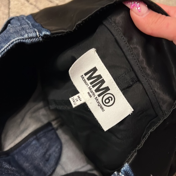 MM6 Margiela Denim Mini Skirt 36 0 - Picture 3 of 6